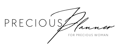 logo precious planner noir
